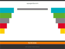 Tablet Screenshot of eyesports.com